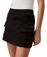 Calvin Klein Jeans Women's Logo French Terry Cargo Skirt