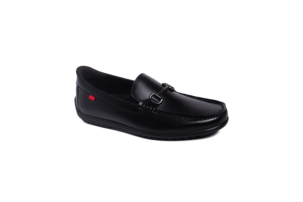 Marc Joseph New York Elliot Road Hands-Free Slip On Technology Leather Buckle Loafers
