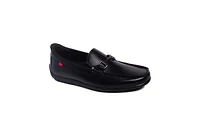 Marc Joseph New York Elliot Road Hands-Free Slip On Technology Leather Buckle Loafers