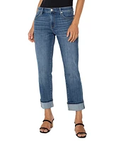 Liverpool Los Angeles Women's Marley Girlfriend Cuffed Jeans