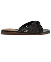 Nine West Women's Omansa Square Toe Casual Flat Sandals