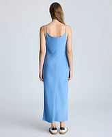 Kenneth Cole Women's Satin Cowlneck Maxi Dress