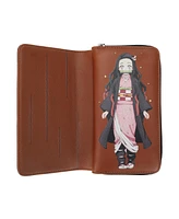 Demon Slayer Nezuko Kamado Zip-Around Clutch Wallet