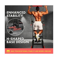 Squatz Pull-Up Workout Station with Adjustable Height for Home Gym Strength Training