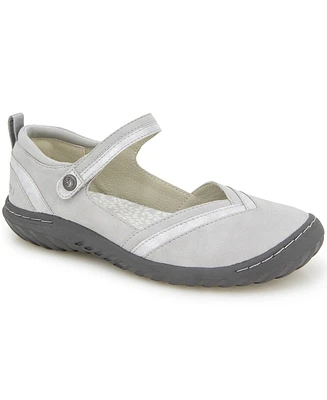 Jbu Women's Raven Round Toe Flats