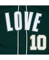 Pro Standard Men's Jordan Love Green Bay Packers Player Name Number Mesh Button-Up Baseball Jersey