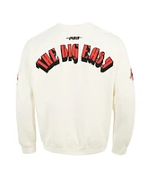 Pro Standard Men's Cream Super Bowl Lix Fleece Crewneck Sweatshirt