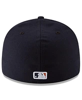 New Era Men's Navy Houston Astros 2024 Mlb Postseason Side Patch Low Profile 59FIFTY Fitted Hat