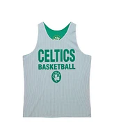 Mitchell & Ness Men's Kelly Green Boston Celtics Hardwood Classics Reversible Mesh Practice Jersey