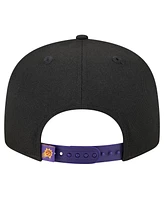 New Era Men's Black/Purple Phoenix Suns Sport Night Splatter 2-Tone 9FIFTY Snapback Hat