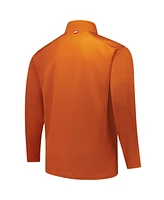 Fanatics Men's Texas Orange Longhorns Big Tall Defender Quarter-Zip Top