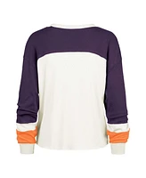 '47 Brand Women's Cream Phoenix Suns Curve Raglan Long Sleeve T-Shirt