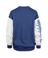 '47 Brand Women's Royal Philadelphia 76ers Plus Oversized Rise Andie Pullover Sweatshirt