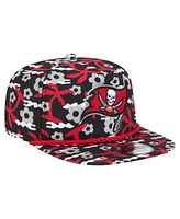 New Era Men's Black Tampa Bay Buccaneers Wakey Wakey Golfer Snapback Hat