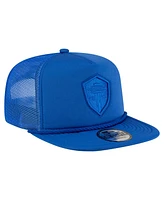 New Era Men's Blue Seattle Sounders Fc Tone Golfer Snapback Hat