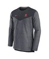 Men's Nike Navy Detroit Tigers Authentic Collection Game Time Performance Half-Zip Top