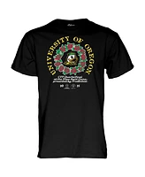 Blue 84 Men's Black Oregon Ducks College Football Playoff 2025 Rose Bowl T-Shirt