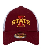 New Era Men's Cardinal Iowa State Cyclones Trucker 9FORTY Adjustable Hat