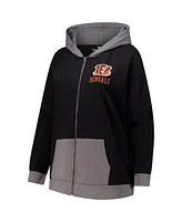 Fanatics Women's Black Cincinnati Bengals Hit It Full-Zip Hoodie