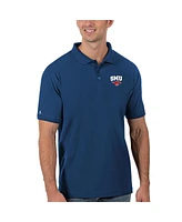 Antigua Men's Royal Smu Mustangs Legacy Pique Polo