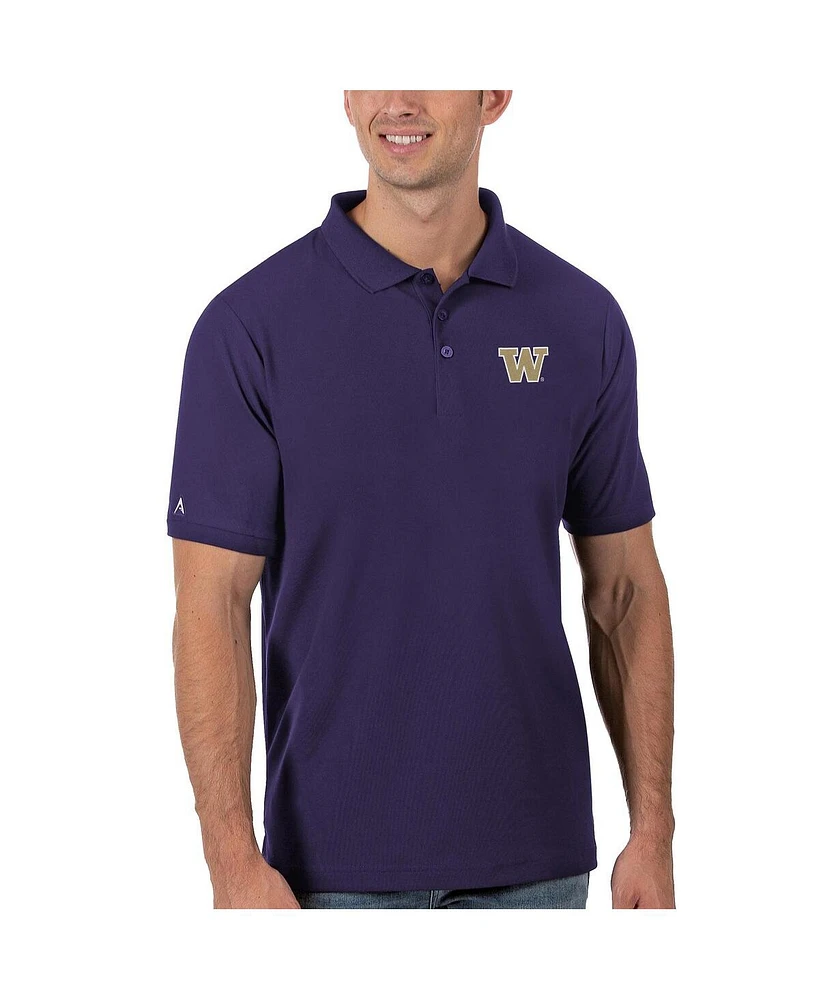 Antigua Men's Purple Washington Huskies Legacy Pique Polo