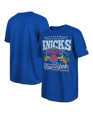 New Era Men's Blue York Knicks Sport Classics T-Shirt