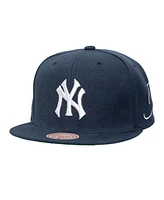 Mitchell & Ness Men's Navy New York Yankees Just Don x Mlb Lux Script Snapback Hat