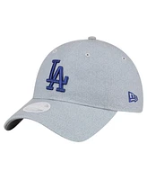 New Era Women's Gray Los Angeles Dodgers Don't Worry 9TWENTY Adjustable Hat