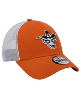 New Era Men's Texas Orange Texas Longhorns Trucker 9FORTY Adjustable Hat