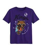 Outerstuff Preschool 2-Piece Sacramento Kings Guardians Of The Galaxy T-Shirt Set