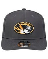 New Era Men's Charcoal Missouri Tigers 9SEVENTY Stretch-Snap Hat