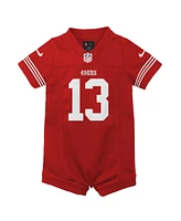 Nike Big Boys and Girls Scarlet Brock Purdy San Francisco 49ers Game Romper Jersey