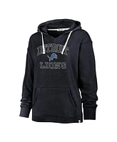 '47 Brand Women's Navy Detroit Lions Plus Clarity Kennedy Pullover Hoodie