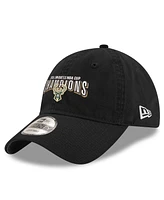 New Era Men's Black Milwaukee Bucks 2024 Nba Cup Champions 9TWENTY Adjustable Hat