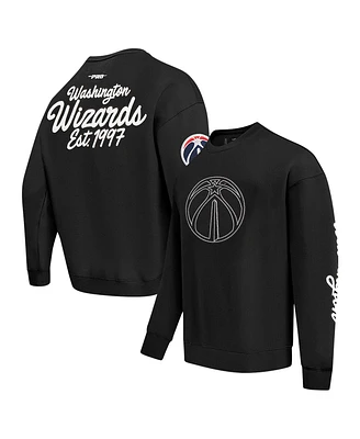 Pro Standard Men's Black Washington Wizards Paint the City Pullover Sweatshirt