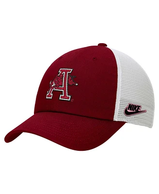 Nike Men's Cardinal/White Arkansas Razorbacks Vintage Club Trucker Adjustable Hat