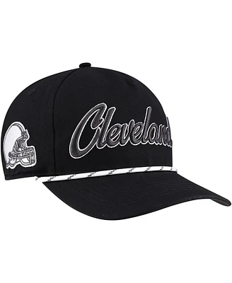 '47 Brand Men's Black Cleveland Browns Overhand Speckle Hitch Adjustable Hat