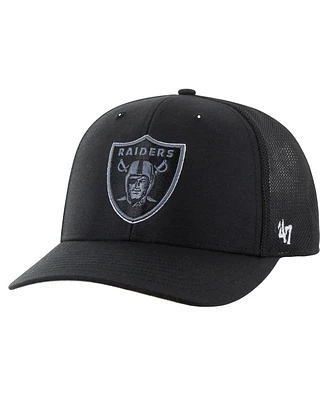 '47 Brand Men's Black Las Vegas Raiders Blackball Trophy Flex Hat