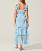 Astr the Label Women's Midsummer Tiered Maxi Dress
