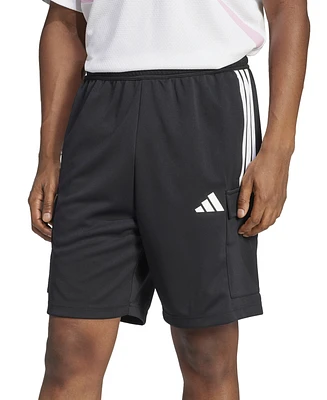 adidas Men's Three-Stripes Tiro 9" Cargo Shorts