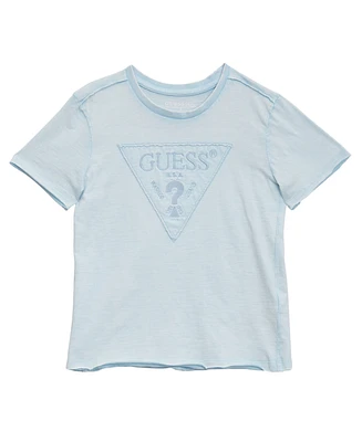 Guess Big Boys Garment Dye Short Sleeve T-Shirt