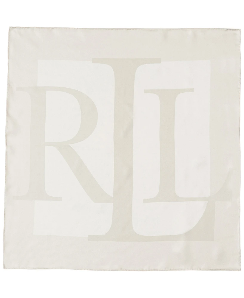 Lauren Ralph Lauren Printed Logo Square Scarf