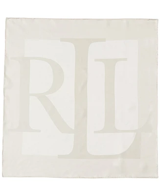 Lauren Ralph Lauren Printed Logo Square Scarf