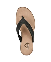Cliffs by White Mountain Women's Becharm Thong Slip-On Sandals