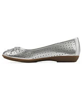 Cliffs by White Mountain Women's Cheryl Ballet Round Toe Flats