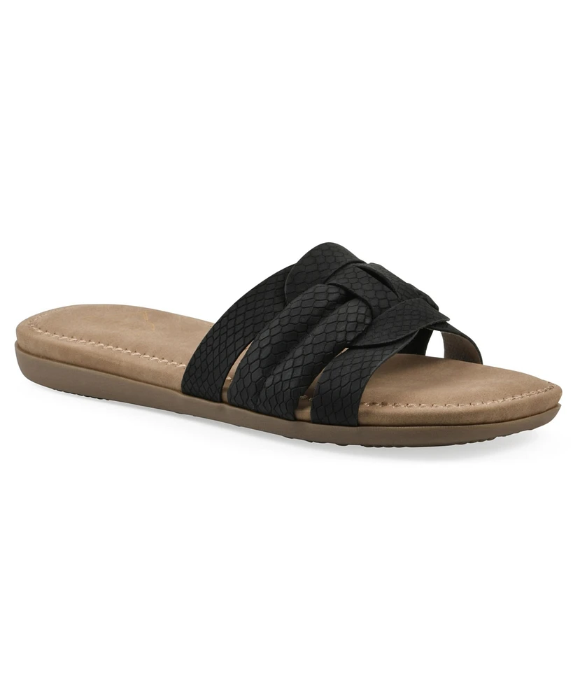 Cliffs by White Mountain Women's Fraley Slide Slip-On Sandals