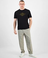 Hugo by Boss Men's Dalendi Regular-Fit Embroidered Logo Graphic T-Shirt