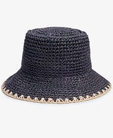 I.n.c. International Concepts Crochet Bucket Hat with Whipstitch Trim, Exclusively at Macy's