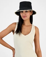 I.n.c. International Concepts Crochet Bucket Hat with Whipstitch Trim, Exclusively at Macy's