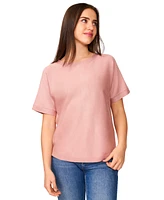 Melissa Paige Women's Button-Back Dolman-Sleeve Sweater